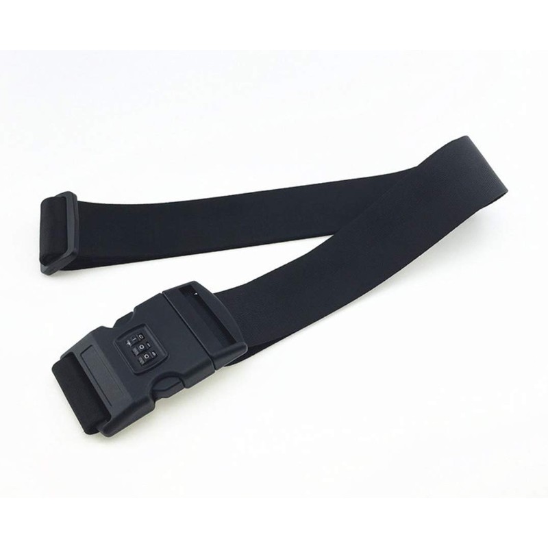 200 cm Suitcase Strap with Integrated Combination Lock, Cross Luggage