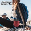 Bouldering Chalk Bag,Chalk Storage Organizer with Zippered Pocket and Adjustable