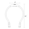 LEDGLE Neck Reading Light Rechargeable Neck Flashlights for Knitting, 4