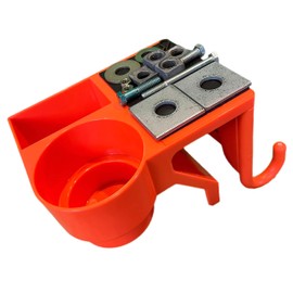 The 4N1 Bucket Truck Tool Organizer with Magnet, Bucket Hooks, Cup Holder and Storage