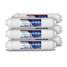 Ronaqua 6 T33 Inline Coconut Grade Activated Carbon Pre/Post Membrane Filters for Taste and Odor Reduction Well-Matched with AICRO, K2533JJ, FT15, IC-100A