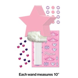 Creative Converting Favor Wand, 10" x 5.25", Pink