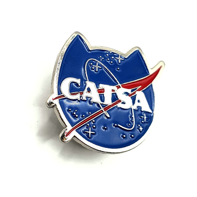CATSA Kitty NASA Cute Metal Enamel Pin Badge