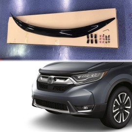 GEARZAAR Stone & Bug Deflector Hood Shield Black Fits For Honda CR-V CRV 2017-2022 New