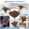 SYCEES Extendable Ostrich Feather Duster with Stainless Steel Handle