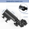 CHENGWEI Heavy Duty Golf Push Cart Umbrella Holder, 180° Adjustable