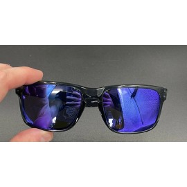 Oakley Holbrook Crystal Black w/ Violet Iridium Lenses