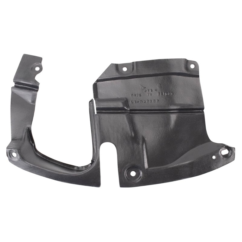 TRQ TRQ Front Left Inner Fender Liner Black Drivers Side