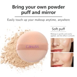 POWDER FOUNDATION soft-focus formula, fine pores, and long-las ting, makeup setting (D, ONE SIZE)