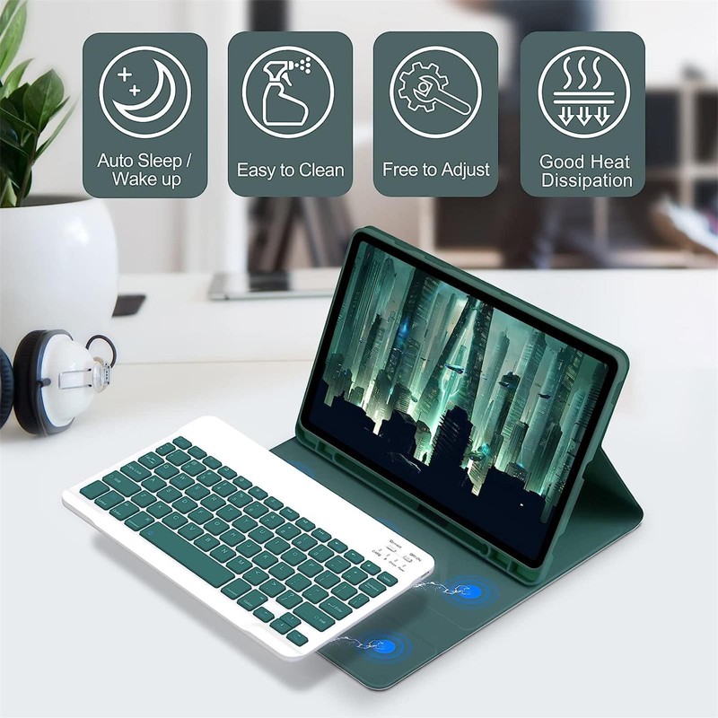 Tab S9 Series Tablet Protective Case + Keyboard ABS Keys