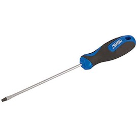 Draper 48920 Plain Slot Screwdriver with Soft Grip Handle, 3.2mm x 100mm