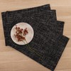 Kevin Textile 13"x19" Placemate Faux Linen Heat Resistant Placemats for