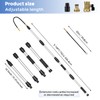 TianfuSpanda 8FT/2.4M Gutter Cleaner Tool from Ground, Extendable Gutter Cleaning