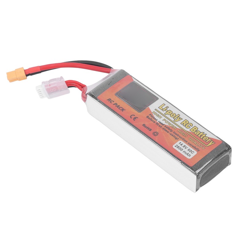 RC Lipo Battery 14.8V 60C Discharge Rate 4S XT60 Plug