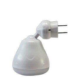 Carrismann Bright Night Light LED Motion and Light Sensor AC Outlet Plug-in Flexible Neck Rotatable PIR Automatic Lamp Dusk to Dawn 5W Garage Stairway Basement Hallway