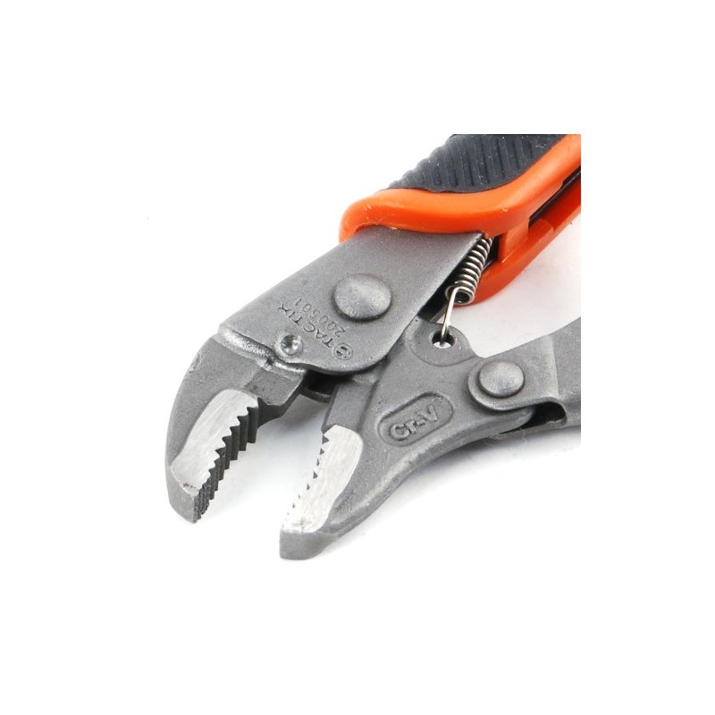 Tactix 200505 Locking Plier, 250mm/10-Inch, Black/Orange