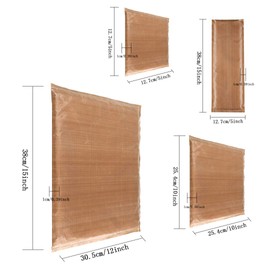 Heat Press Pillow Heat Pressing Transfer Pillow, PTFE Heat Resistant Pressing Pillows for Screen Print and Heat Pressing Shirts (4 Pack 4 Sizes)