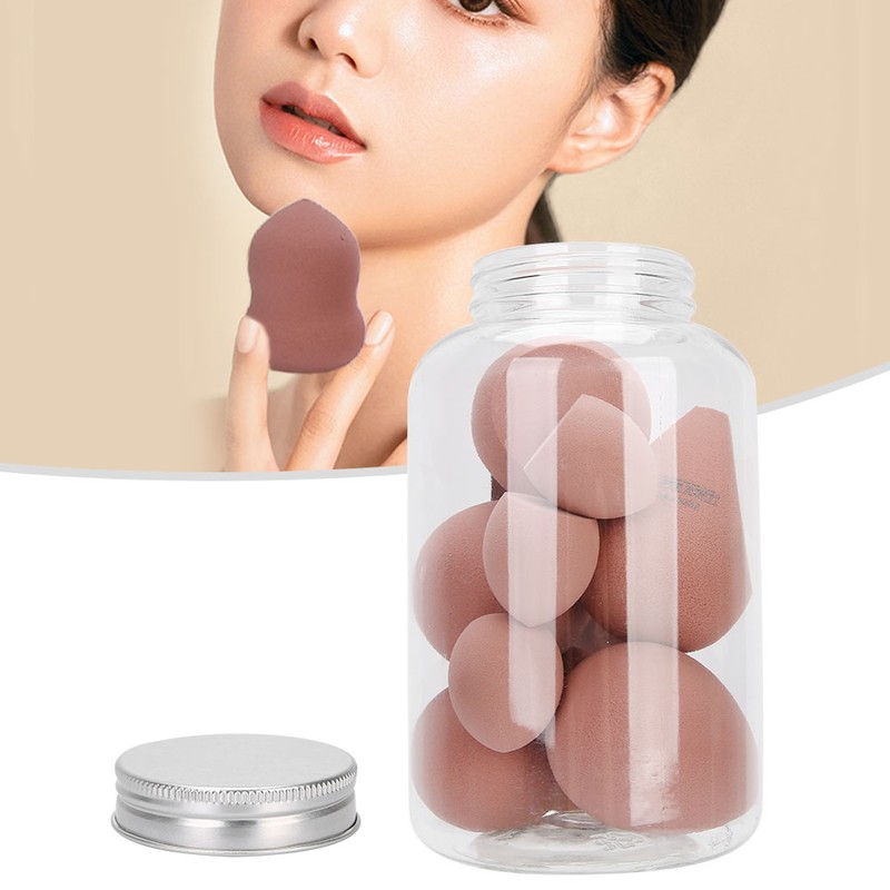 MAANGE 8pcs Sponge Makeup Blender Wet Dry Dual Use Cosmetic