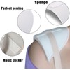 Sponge Shoulder Pad,4Pcs Costume Shoulder Pad Breathable Sponge Pad,Set-in Shoulder