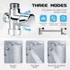 10'' High-Pressure Rainfall Shower Head & Handheld Combo - 8+2