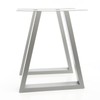 Table Runners Table Frame Industrial Trapezoid Set of 2 Steel
