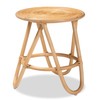 Baxton Studio Rinjani Natural Rattan End Table