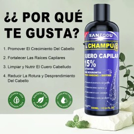 Shampoo Anticaida Con Crecimientocapilarnutre Y Protege El