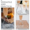 Cabilock Potato Masher Stainless Steel Potato Smasher with Wooden Handle