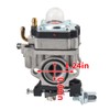partszen 125BT Carburetor for Husqvarna 125BT 2004-2005 TH026D-AC57 Handheld Backpack