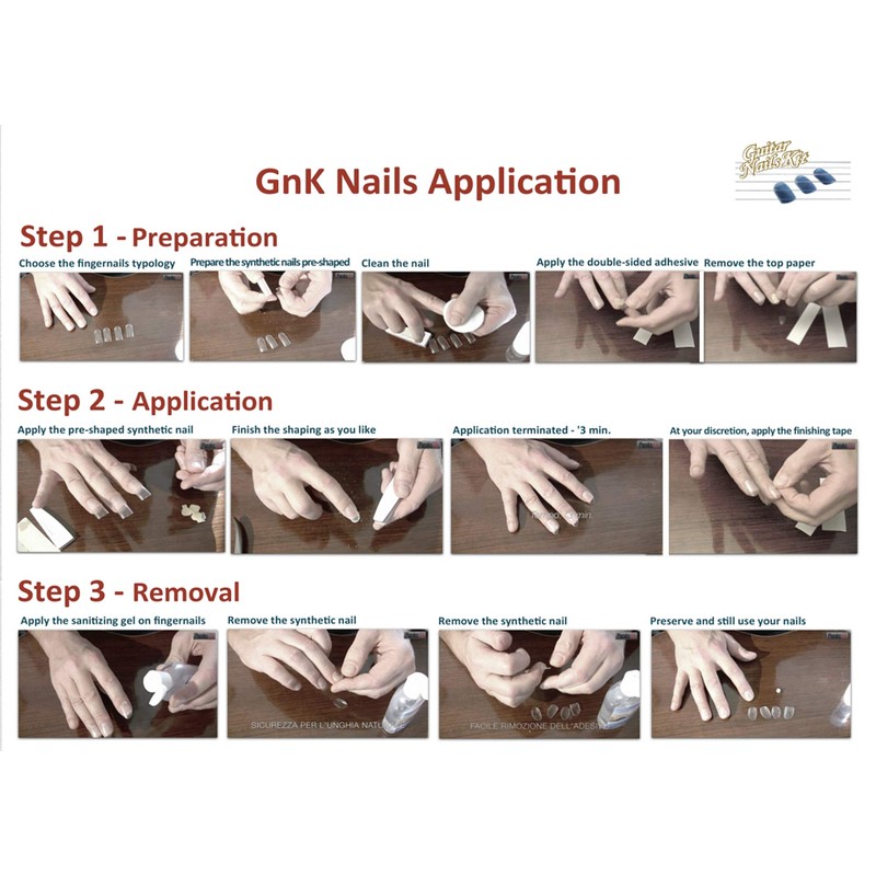Guitar Nails Refill Hard (2) Medium | Nails for Guitar