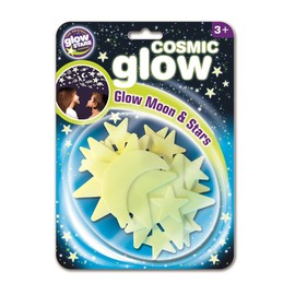 The Original Glow Stars Company Brainstorm B8600 Cosmic Glow Moon and Stars