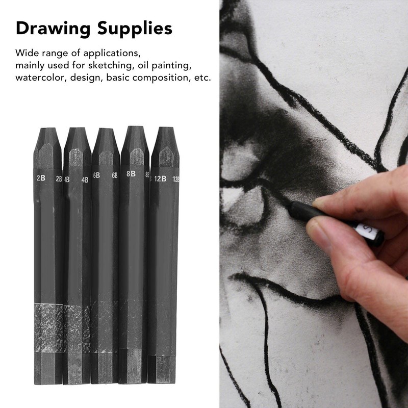 Yosoo Health Gear 5 PCS Graphite Sticks, Water Soluble Graphite