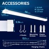 hykolity 4FT 120W LED Shop Light Linkable, 13000lm(400w Equivalent), 5000K