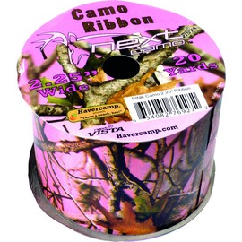 Military Hunting High Definition Pink Camo Poly Ribbon (2.25" x 20 yd. Roll) Next Camo Party Collection by Havercamp