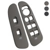 TQPONLY Door Window Switch Bezel,Front Driver and Passenger Side Compatible