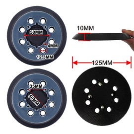 2 Pack 5 Inch 8 Holes Hook and Loop Replacement Sander pad Compatible with Dewalt Random Orbital Sander for DeWalt DWE6423/6423K, DWE6421/6421K, DCW210B, DWE64233 N329079