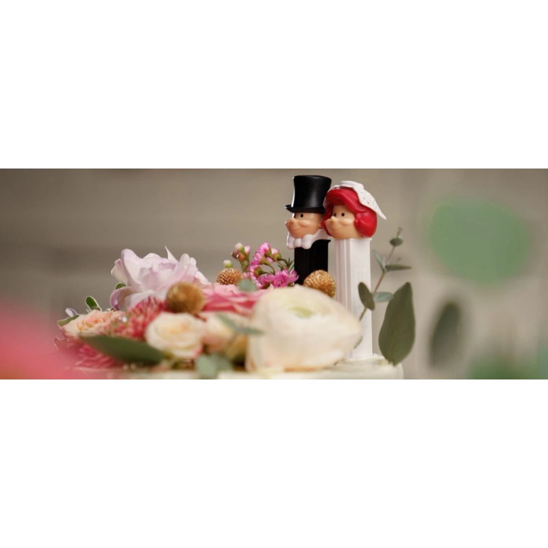 Bride PEZ – Retro Wedding Gift, Anniversary Keepsake (Brunette Bride)