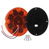 Partsam 2Pcs 7" Round Transit Tail Lights Amber 36 LED,