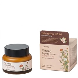Ginseng Peptide Anti-Aging Face Cream, with 86% Ginseng Extract, 9x Peptides, 5x Ceramides, 80ml (2.70 fl. oz)