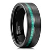 King Will Men Tungsten Wedding Band 8mm Size 9
