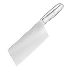 SHI BA ZI ZUO Meat Cleaver Knife, Heavy Duty Blade for Kitchen Professional Butcher Bone Chopper with Stainless Steel Handle, Christmas Gifts for Him