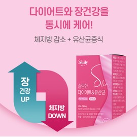 Newly 슬림한 다이어트 유산균 모유유산균 가르시니아 체지방 감소 장건강