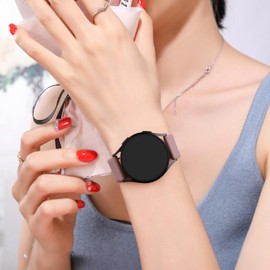 Meliya Bands Compatible with Garmin Vivoactive 5/Vivoactive 3/Venu 2 Plus/Venu Sq Watch Bands Women Men, Soft Silicone Sport Replacement Strap for Garmin Vivomove Sport, Forerunner 645/245 Music