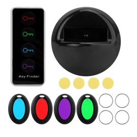 5 Kit Wireless Key Wallet Finder TV Remote Control Locator with 1 Transmitter and 4 Receivers