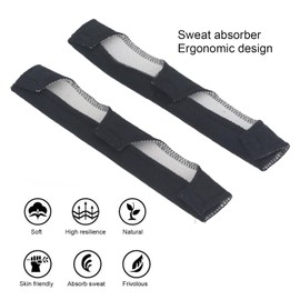 4 Piezas de Banda para el Sudor para Casco, Forro de Algodón para Casco, Banda para el Sudor Reutilizable Lavable, Accesorios para Banda para Casco de Casco