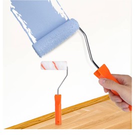 HAOHIZE Paint Rollers, 4 inch Paint Roller with 10 Covers, Small Paint Roller, Paint Rollers for Painting Walls, Mini Rollers for Painting Wall Painting Tool