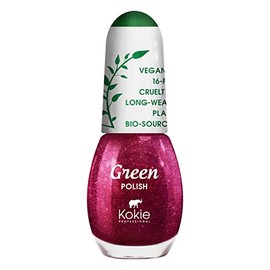 Kokie Cosmetics Vegan, Plant Based, Cruelty Free Nail Lacquer, Green Polish (Prima Donna GP47)