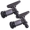 2 x 3/4" BSP Thread Water Butt Taps with Push