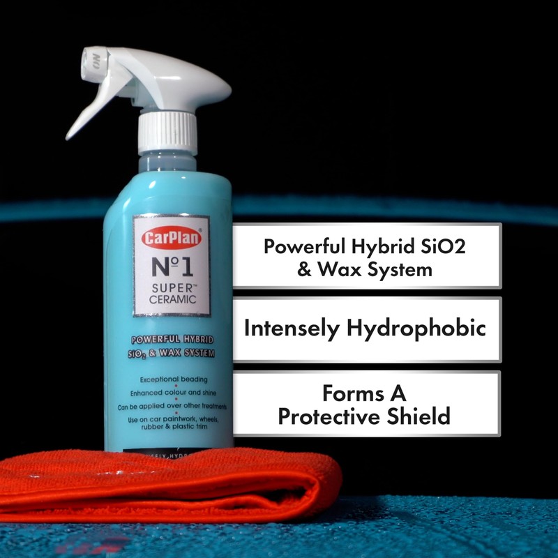 CarPlan No.1 Super Ceramic Hybrid Ceramic Wax Spray Coating, 21