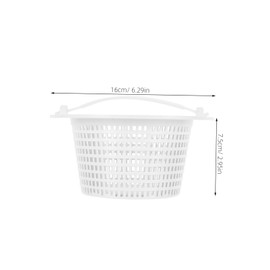 ABOOFAN Above Ground Pool Skimmer Basket with Handle Filter for Debris Removal Plastic Design Easy to Install Compatible with Indoor Outdoor Pools